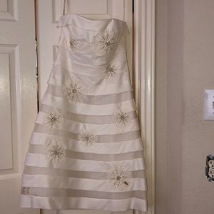 Ivory formal dress